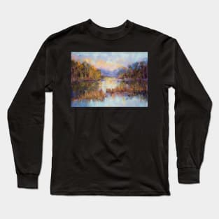 Lake Cathie sunset Long Sleeve T-Shirt